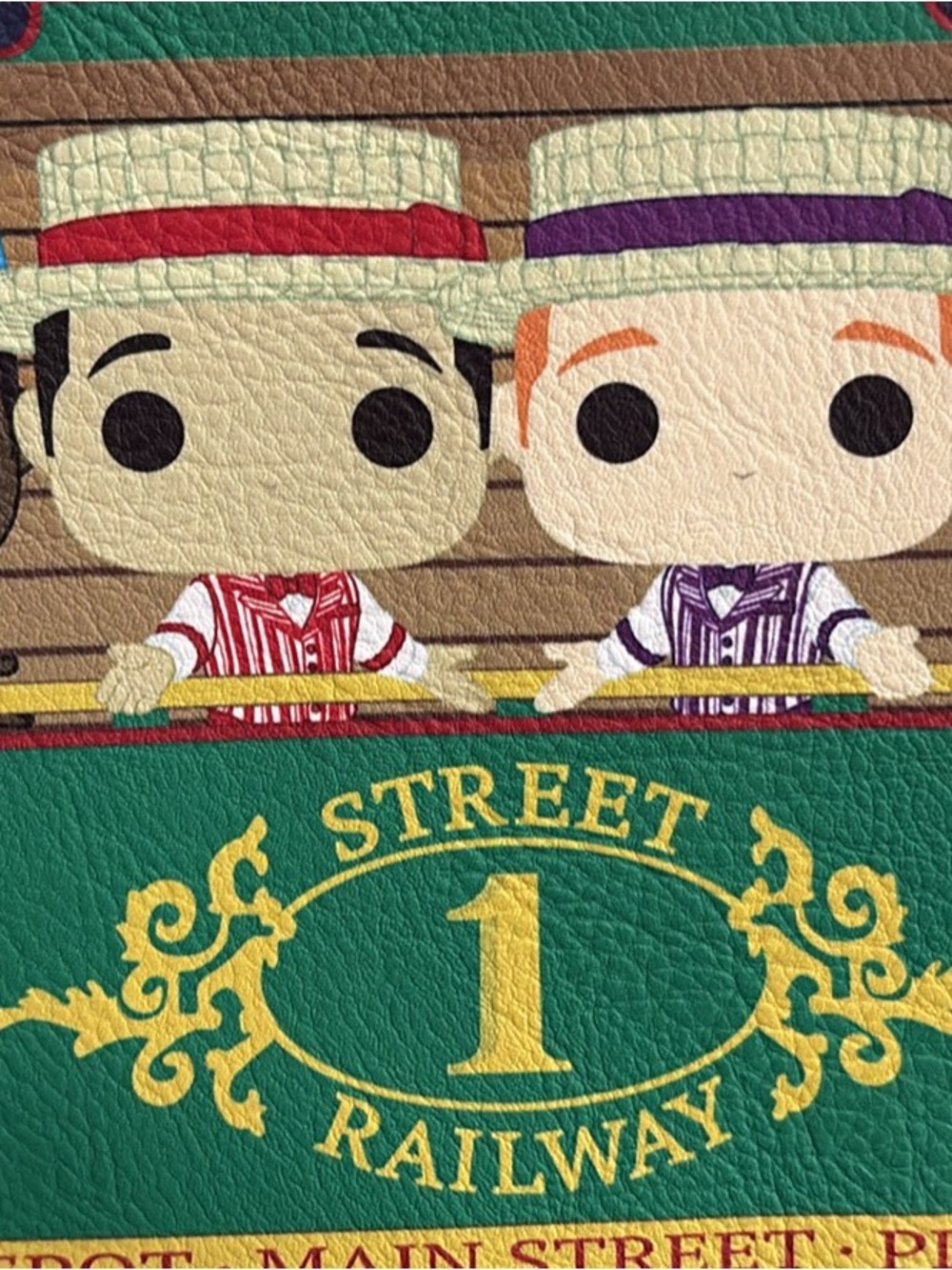 Loungefly Green and Gold Main Street Railway Pop! Canvas